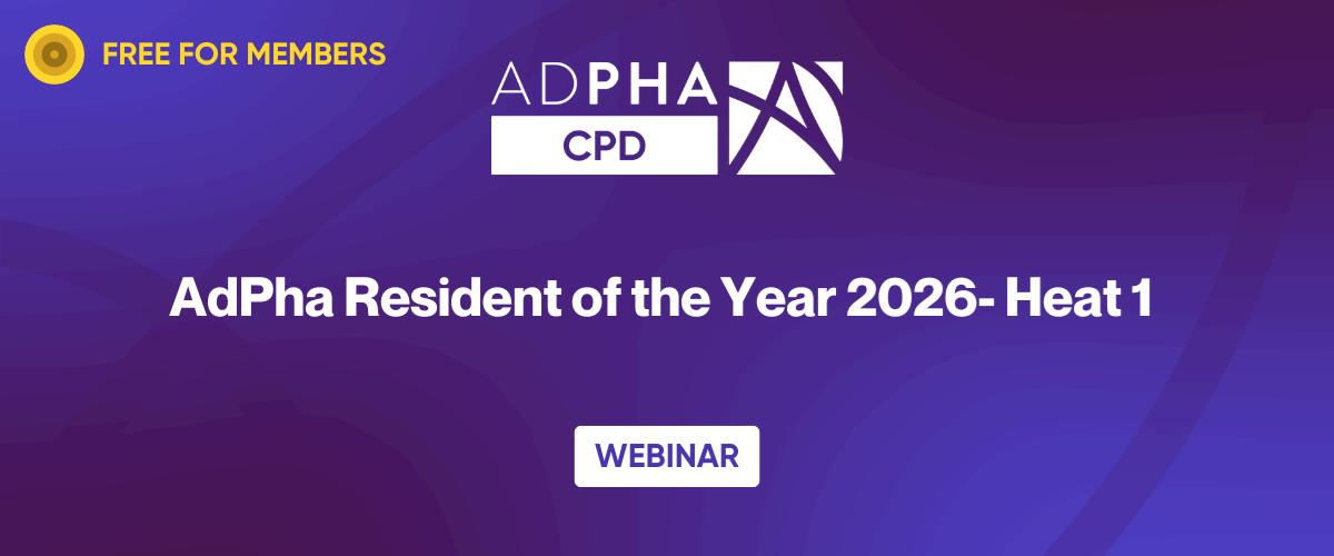AdPha Resident of the Year 2026- Heat 1